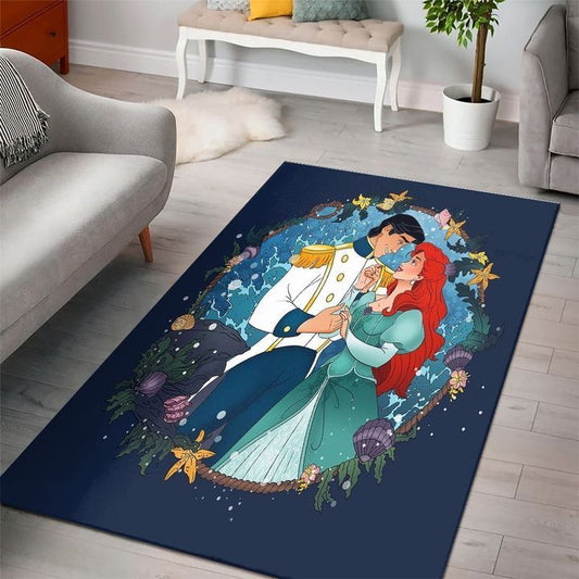 Ariel Disney Princess Characters Disney Movies 5 Carpet Area Rug