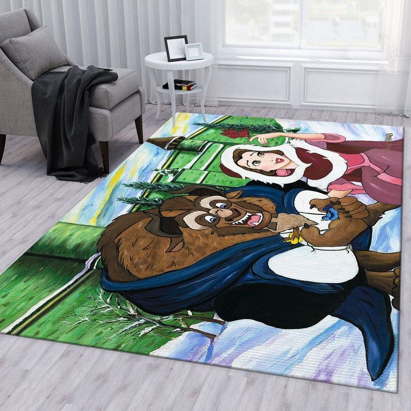 Beauty and the Beast Something Sweet Disney Carpet Area Rug