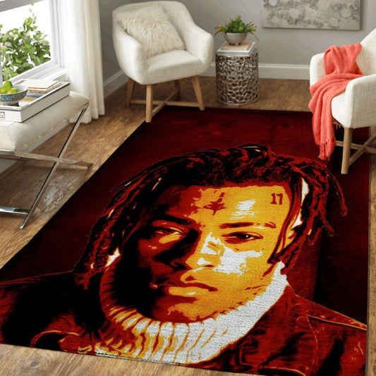 Xxxtentacion American Rapper Anniversary Pop Art Carpet Area Rug