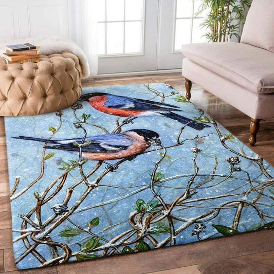 Citron Songbirds 2 Carpet Area Rug