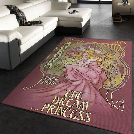 Aurora Disney Princess Characters Disney Movies Carpet Area Rug