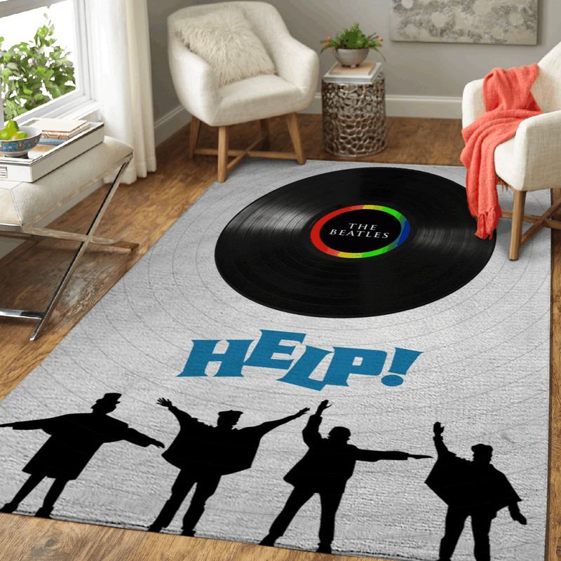 Beatles Band Music Iconic Liverpool Band The Beatles III Carpet Area Rug
