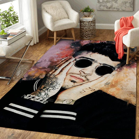 Zain Malik Music World Art Carpet Area Rug