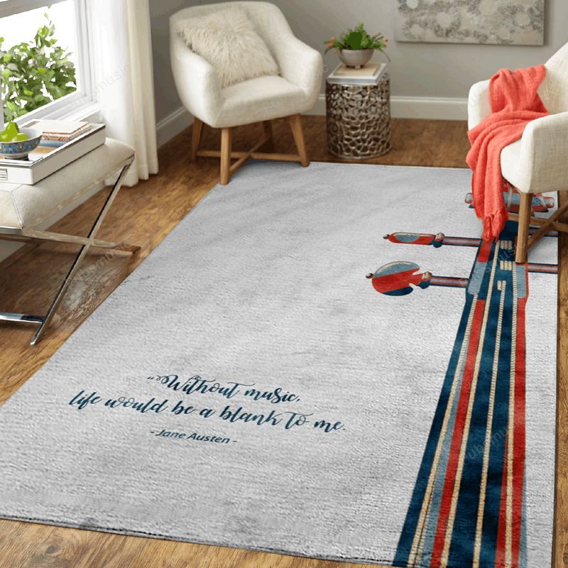 Violin Quote Music Quote Art Carpet Area Rug