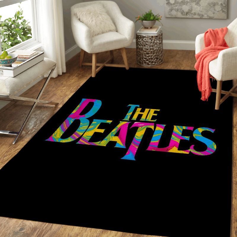 Beatles Band English Rock Band The Legend 1960 Carpet Area Rug