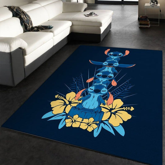 Alien Totem Mood Carpet Area Rug