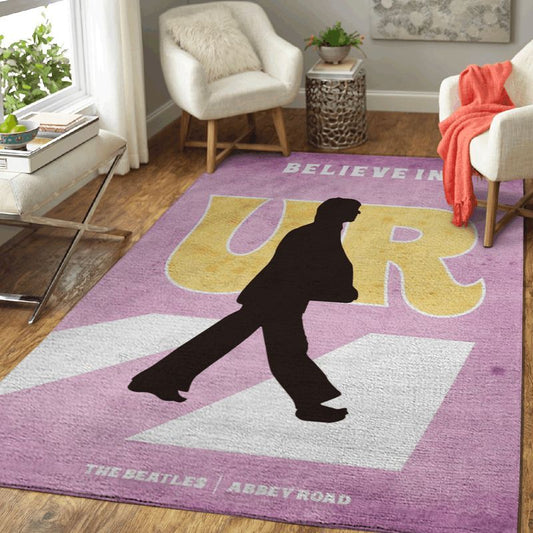 The Beatles Paul McCartney Abbey Road English Rock Band The Beatles Carpet Area Rug
