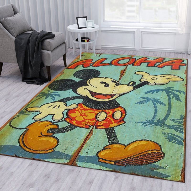 Classic Mickey Disney Carpet Area Rug