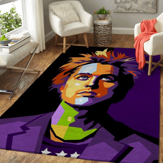Billie Joe Amstrong Music Art Carpet Area Rug