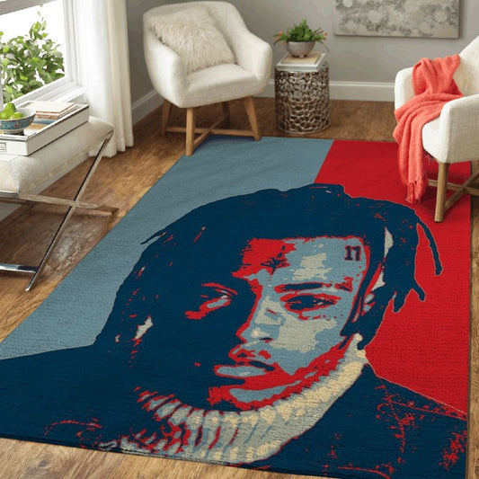 Xxxtentacion American Rapper Hiphop Anniversary Pop Art Carpet Area Rug