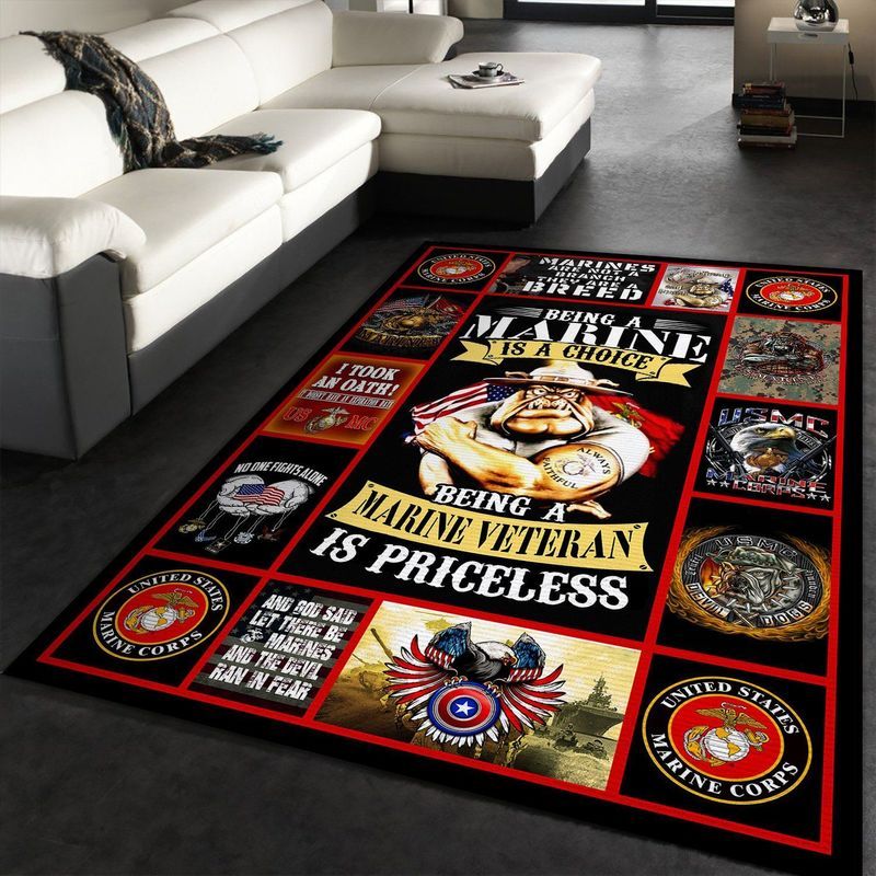 Us Marine Corps Carpet Area Rug