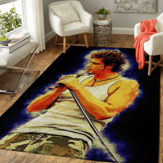 Chris Cornell Singer 4 Carpet Area Rug