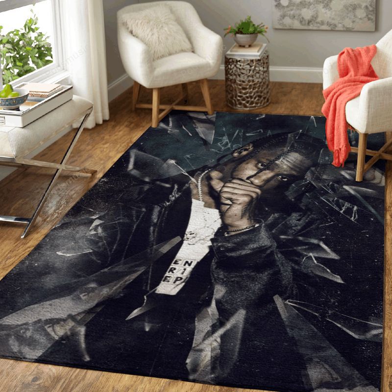 Travis Scott Rap Music Art Carpet Area Rug
