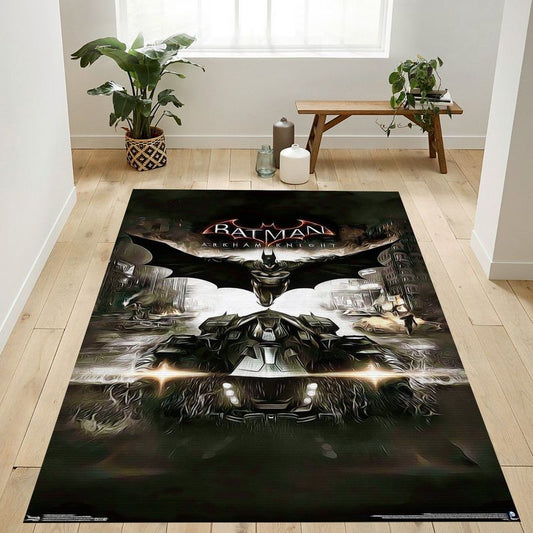 Batman Dc Comics Video Game Arkham Knight Key Art Carpet Area Rug