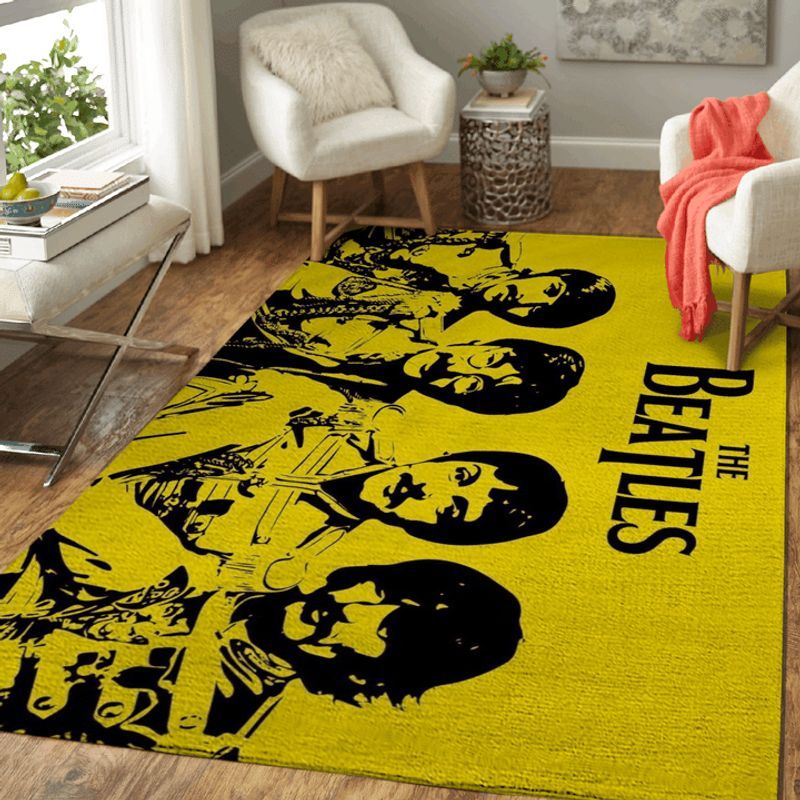 The Beatles Band Iconic Liverpool Carpet Area Rug