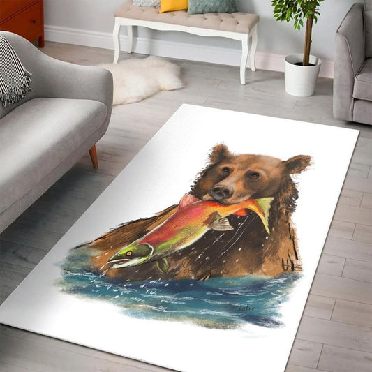 Brown Bear Carpet Area Rug