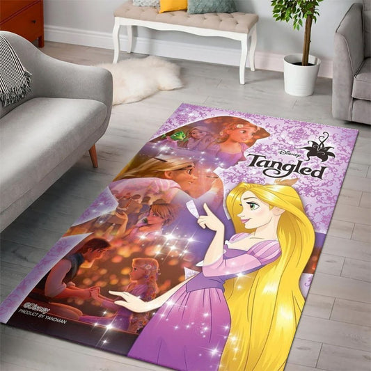Tangled Disney Princess Characters Disney Movies 9 Carpet Area Rug