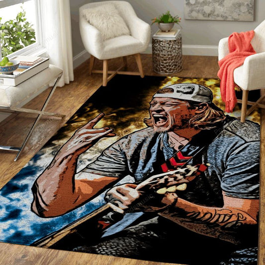 Wes Scantlin Music Art Carpet Area Rug