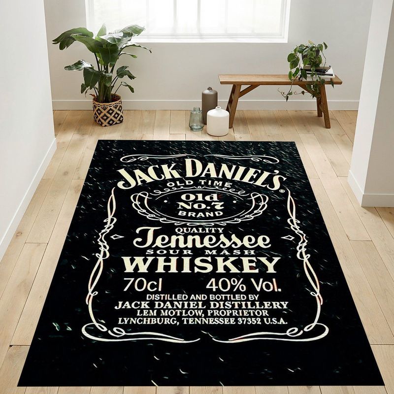 Whiskey Jack Daniels Carpet Area Rug