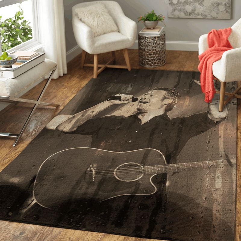 Blake Shelton Singer And Television Personality Art Carpet Area Rug