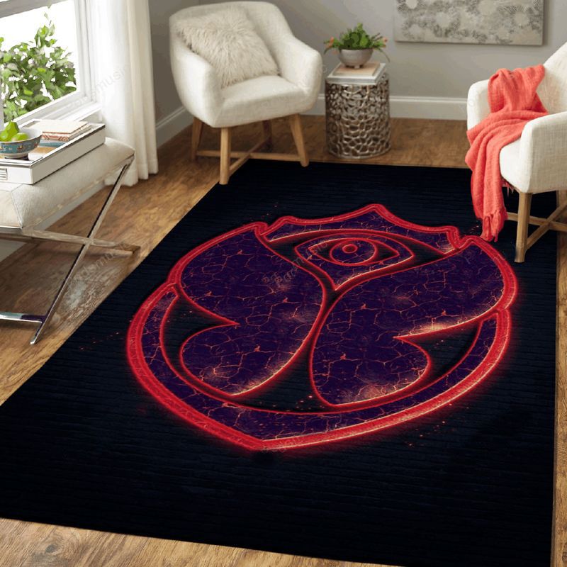 Tomorrowland Music Symbol Art Carpet Area Rug