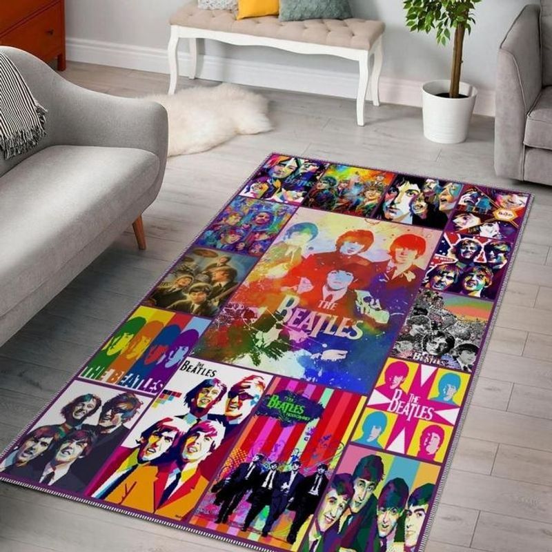 The Beatles Band Members Carpet Area Rug
