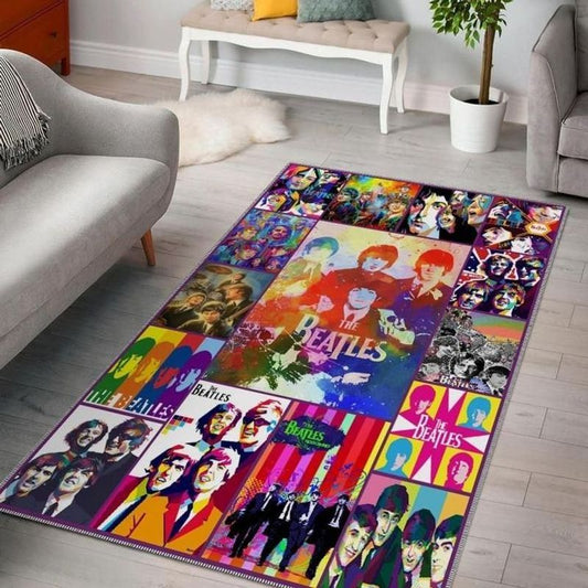 The Beatles Band Members Carpet Area Rug