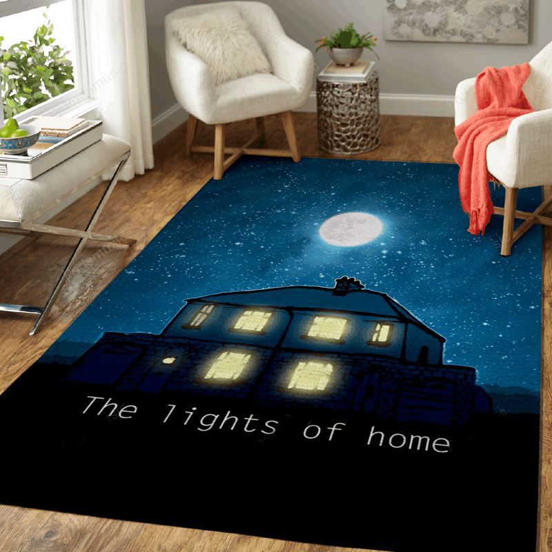 The Lights Of Home Music Art Carpet Area Rug