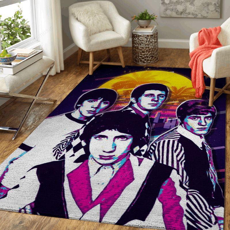 The Who 80s Retro Music Art Carpet Area Rug