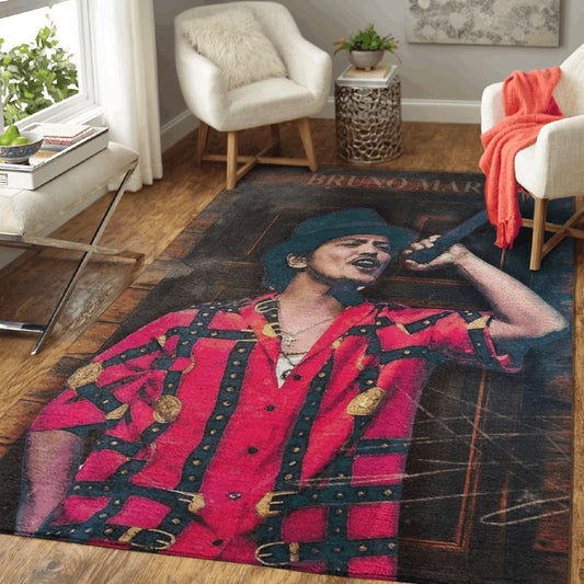 Bruno Mars Singer And Songwriter Pop Art 4 Carpet Area Rug