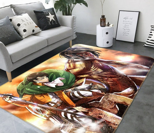 Attack On Titan Anime 52 Carpet Area Rug