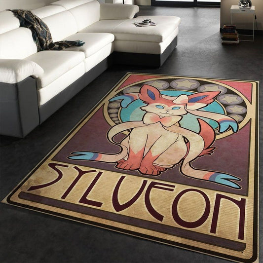 Sylveon Pokemon Anime Carpet Area Rug