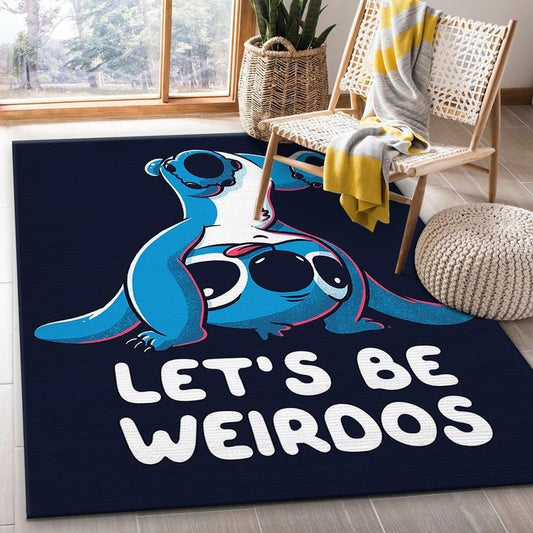 Stitch Lets Be Weirdos Carpet Area Rug