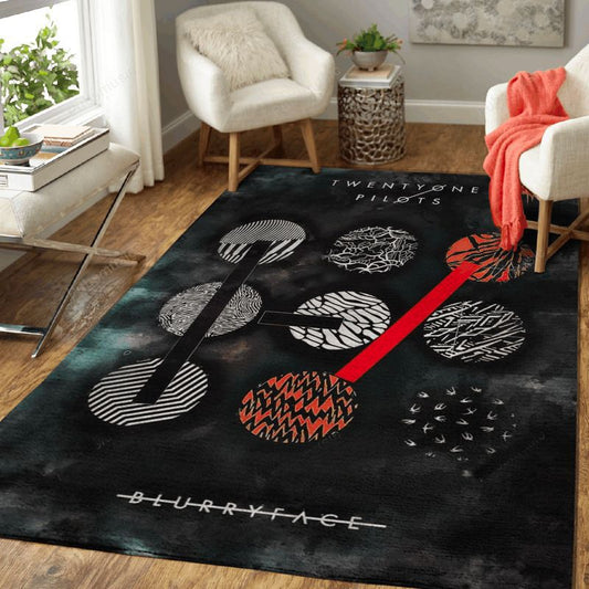 Twntyoneplts Music Art Carpet Area Rug