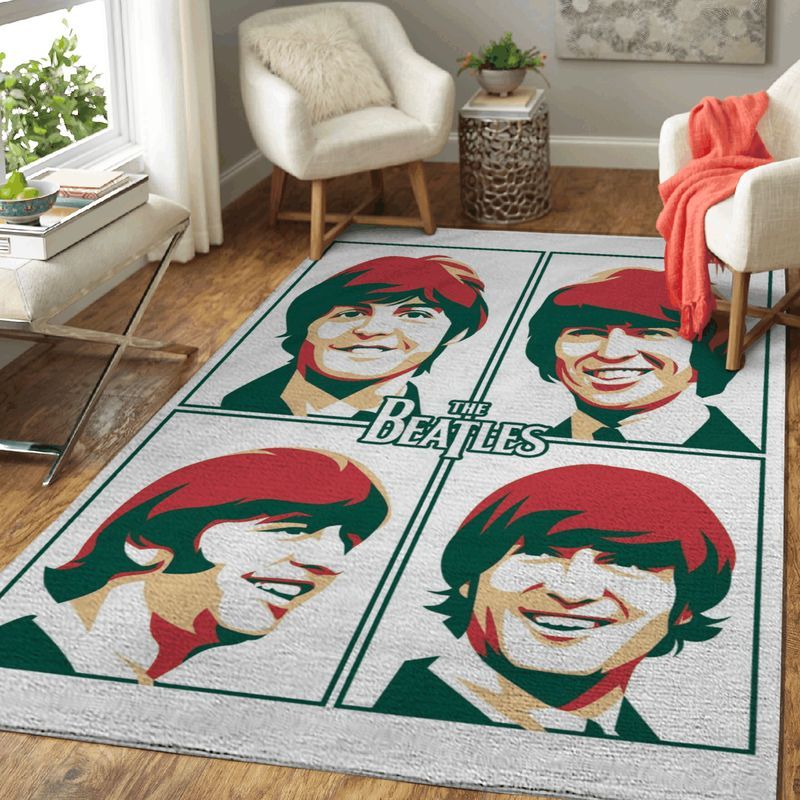 The Beatles Band Iconic Liverpool Band The Beatles Carpet Area Rug