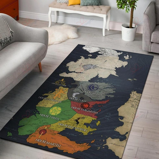 Westeros Map Carpet Area Rug