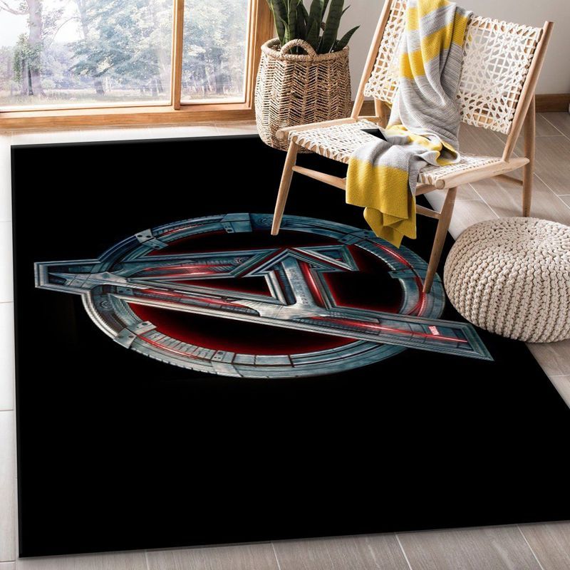 Avenger Logo Carpet Area Rug