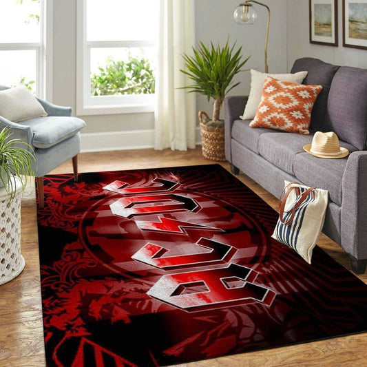 Ac Dc Hard Rock Band 1 Carpet Area Rug