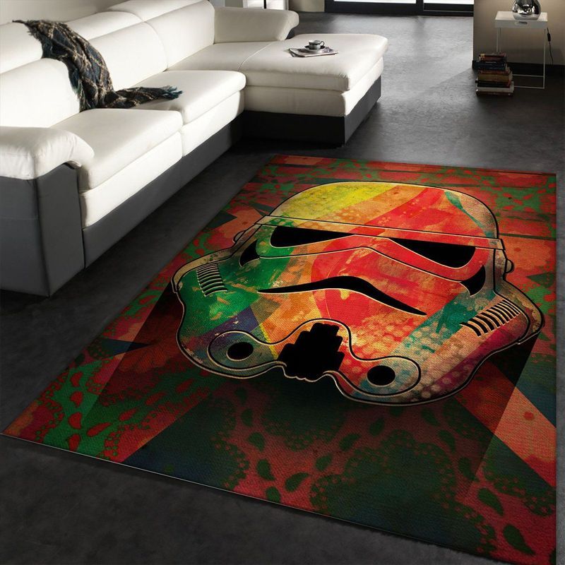Vibrant Imperial Stormtrooper Stars War Carpet Area Rug