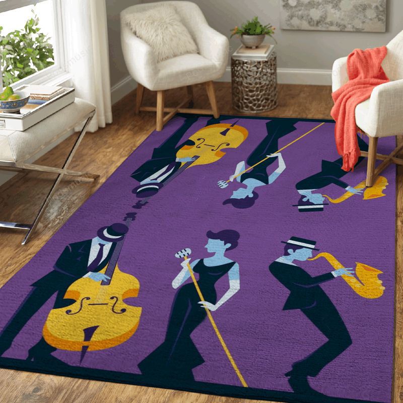 Triple Music Refined Orleans Heritage Festival Art Carpet Area Rug