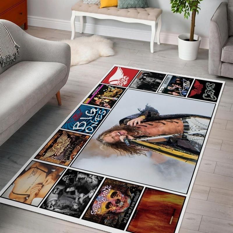 Aerosmith Steven Tyler Living Room Carpet Area Rug