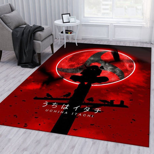 Uchiha Itachi Naruto Anime 2 Carpet Area Rug