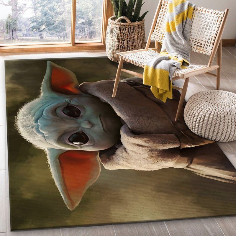 Baby Yoda Stars War Carpet Area Rug