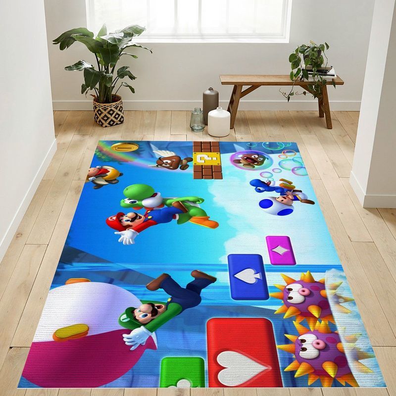 Super Mario 49 Carpet Area Rug