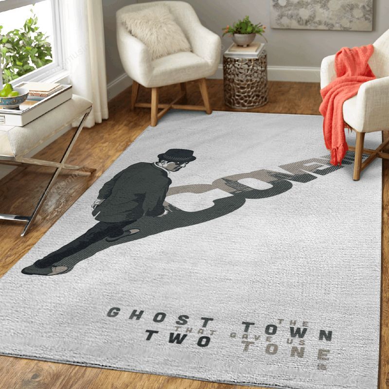 Two Tone Ska From Coventry Music Art Carpet Area Rug