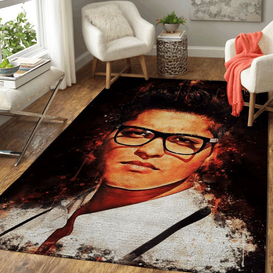 Bruno Mars Marry You Singer And Songwriter Pop Art Carpet Area Rug