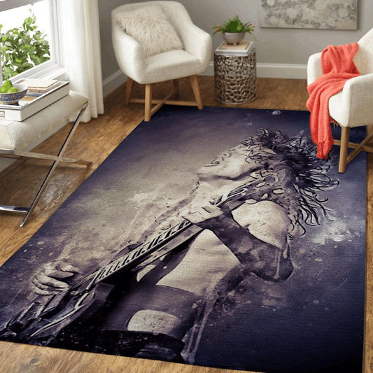 Angus Young The Band Ac Dc Art Carpet Area Rug