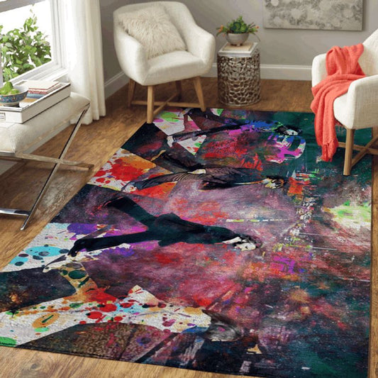 The Beatles Abbey Road Painting Multi Color Carpet Area Rug