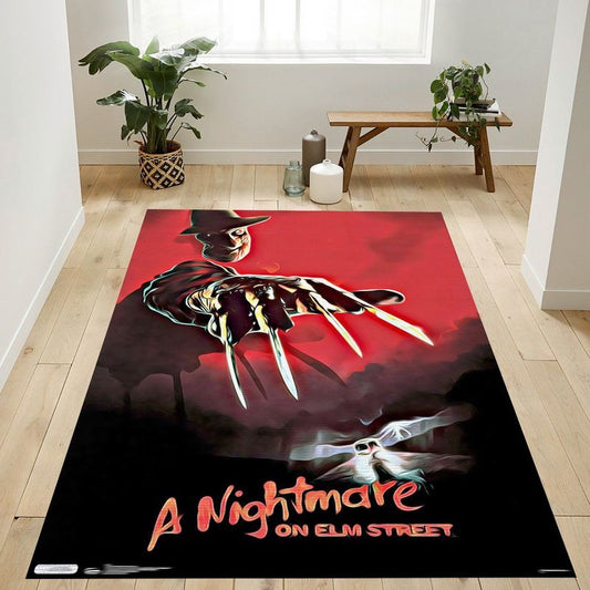 A Nightmare On Elm Street One Sheet Carpet Area Rug