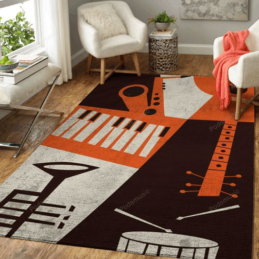 Artwork Jazz Music Art Carpet Area Rug